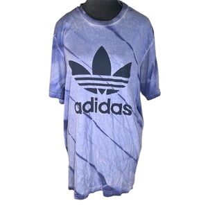 Adidas Blue Tie-Dye Tee